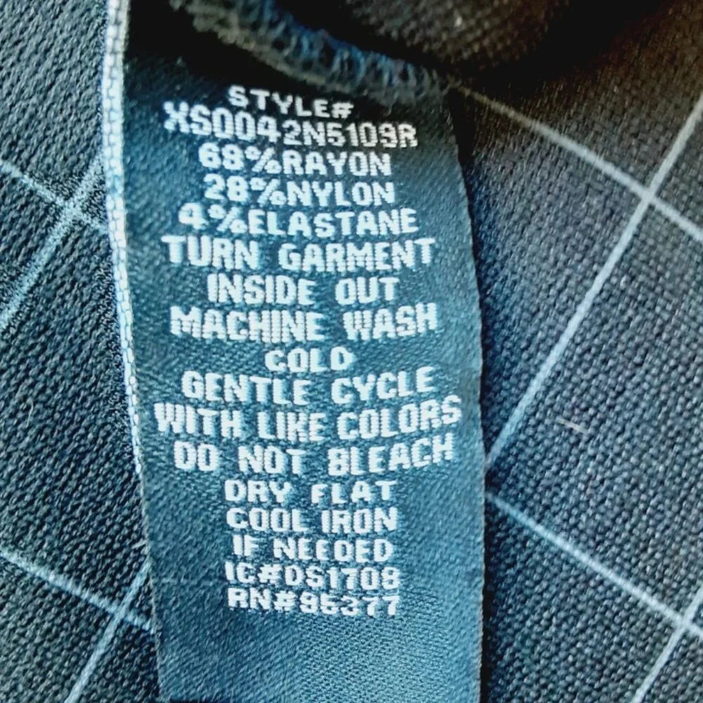 NEW Sanctuary Midi Pencil Skirt in Black Grid Medium - Picture 8 of 9